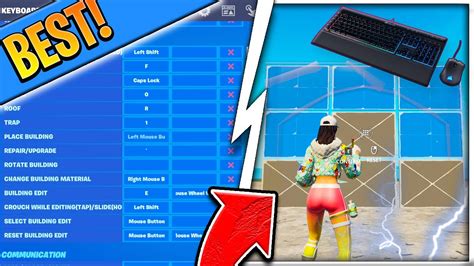 what are the best keybinds for fortnite